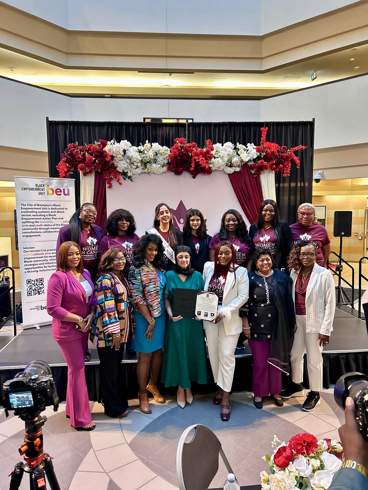 happy to attend the community launch & digital empowerment workshop hosted by women in canada em